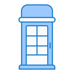 Telephone Booth Icon Design