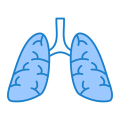 Lungs Icon Design