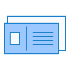 Postcard Icon Design