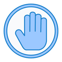 Obraz premium Stop Icon Design