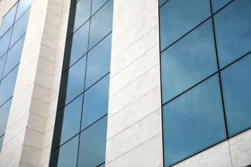 Obraz premium architectural windows sections in the cultural center