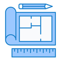 House Plan Icon Design