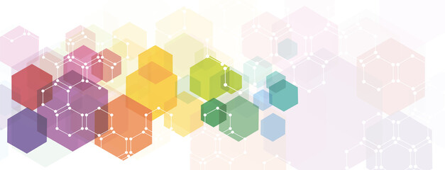 Molecular structure. Biotechnology presentation template vector background	