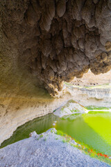 Çıralı Obruğu is in Akviran Plateau in the northwest of Yenikent Subdistrict in Karapınar...