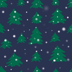 christmas tree background, pattern with tree