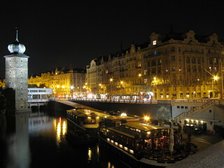 Prague in the night