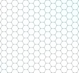 Hexagon pattern outline shape illustration. - obrazy, fototapety, plakaty