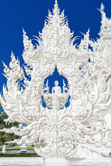 Wat Rong Khun, aka The White Temple, in Chiang Rai, Thailand.