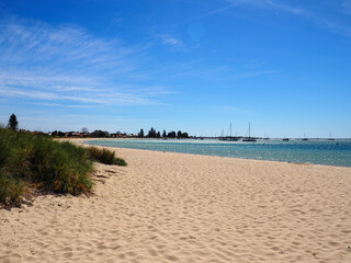 beautiful Rockingham beach in Western Australia