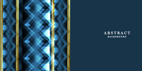 Modern blue gold background