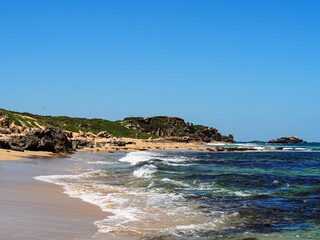 Fototapeta na wymiar Penguin Island Western Australia beautiful