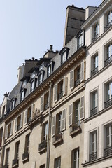Fototapeta na wymiar Apartment building in Paris, France