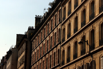 Classic building in Paris, France