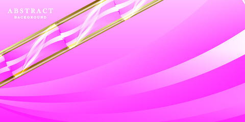 Pink gold background vector