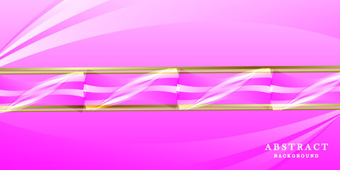 Pink gold background vector
