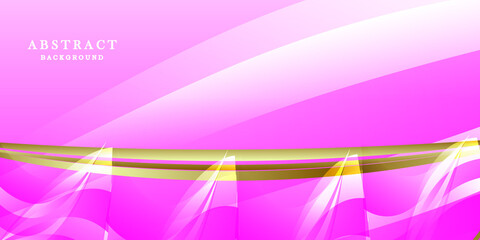 Pink gold background vector