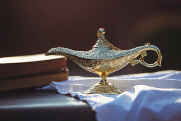 Festive greeting card for Muslim holy month Ramadan Kareem.