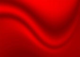 Smooth red silk fabric, design template for beauty and fashion product