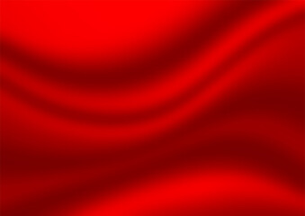 Smooth red silk fabric, design template for beauty and fashion product