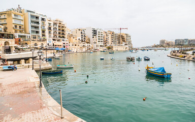 Looking out of Spinola Bay