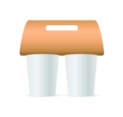 Blue Water Bottle on White mockup