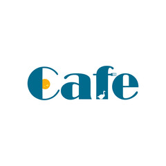 Cafe logo. Logo Design, Vector Icon Design	