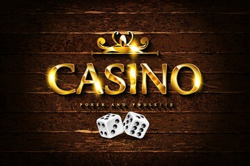 illustration of the banner of an online poker casino