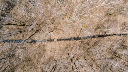 A view of rural wisconsin just after winter