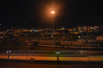 centro di las palmas di notte capitale dell'isola gran canaria