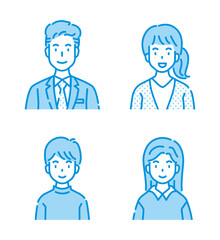 人物　イラスト