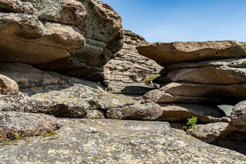rocks in the mountains