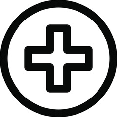 icon illustration of plus