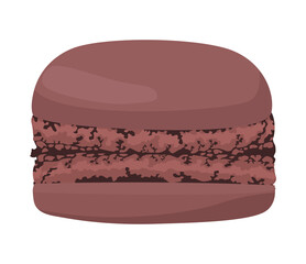chocolate sweet macaroon