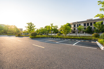 parking lot in city © THINK b
