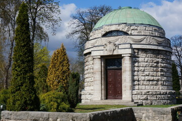Obraz premium Dietel Family Tomb. Heinrich Dietel is german industrialist and philanthropist rest here with his family members. Sosnowiec, Poland.