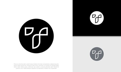 Initials T logo design. Initial Letter Logo.