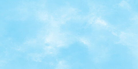 Abstract natural cloudy blue summer sky background, Beautiful bright painted blue watercolor background with clouds, Beautiful natural clear sunshine calm bright summer cloudy sky background.