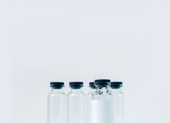 medical glass bottles