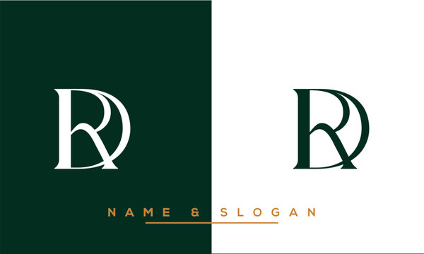 RD,  DR,  R,  D   Abstract  Letters  Logo  Monogram