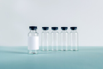  medical glass bottles