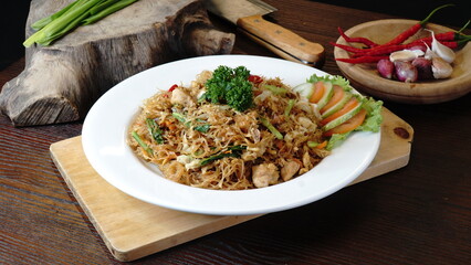 Fried Rice Noodle Asian Food