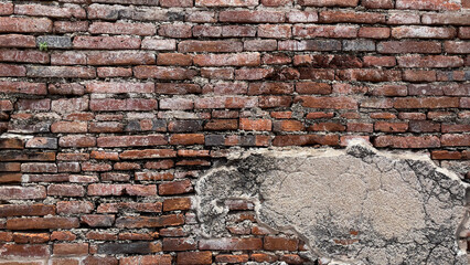 Texture old brick wall
