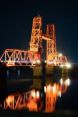 bridge at night