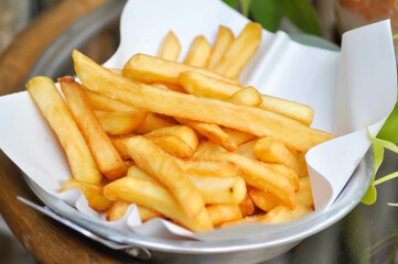 French fries or fried potato , fries