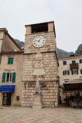 Fototapeta na wymiar Kotor Czarnogóra stare miasto