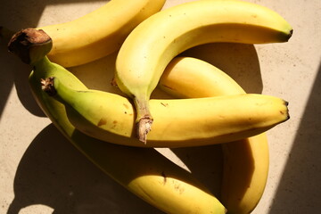bananas on a stone background
