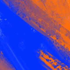 Abstract Blue Orange paint Background. Vector illustration design