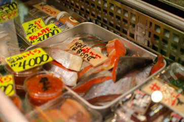 fish in a market