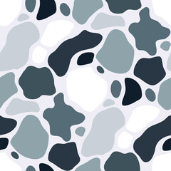 Vector seamless pattern with abstract spots