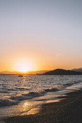 Fototapeta premium sunset on the beach